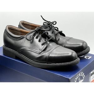 DOCKERS ~ Oxford Gordon Black Leather Shoes, 090-2214, Men's Size 11 M